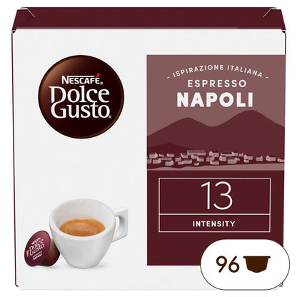 NESCAFÉ DOLCE GUSTO Espresso Napoli Caffè, 6 Confezioni da 16 Capsule (96 Capsule Compatibili Nescafé Dolce Gusto)