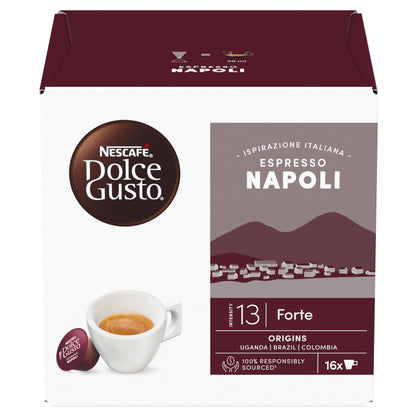 NESCAFÉ DOLCE GUSTO Espresso Napoli Caffè, 6 Confezioni da 16 Capsule (96 Capsule Compatibili Nescafé Dolce Gusto)