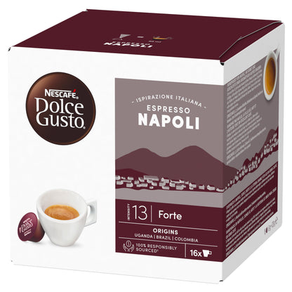 NESCAFÉ DOLCE GUSTO Espresso Napoli Caffè, 6 Confezioni da 16 Capsule (96 Capsule Compatibili Nescafé Dolce Gusto)